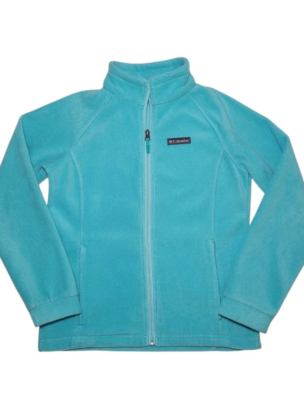 Columbia Kids Full-Zip Fleece Jacket Teal Large Minimalist